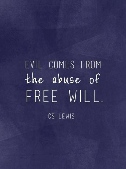 evil and free will